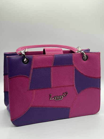 Leather Asymmetric Love Tote